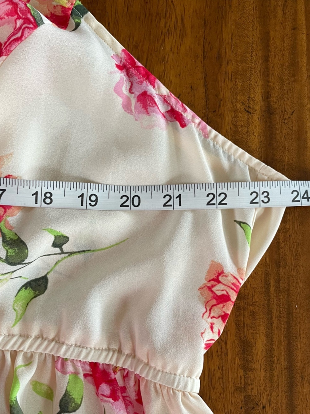 Torrid Ivory Floral Georgette High Low Tank Top Feminine Flowy Festival Pretty - Picture 14 of 15